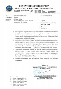 Surat usulan penerapan ganjil-genap di Jakarta seperti saat Asian Games 2018