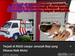 Plt Bupati Cianjur Sesal Jasad Bayi Dibawa Pakai Motor dari RS