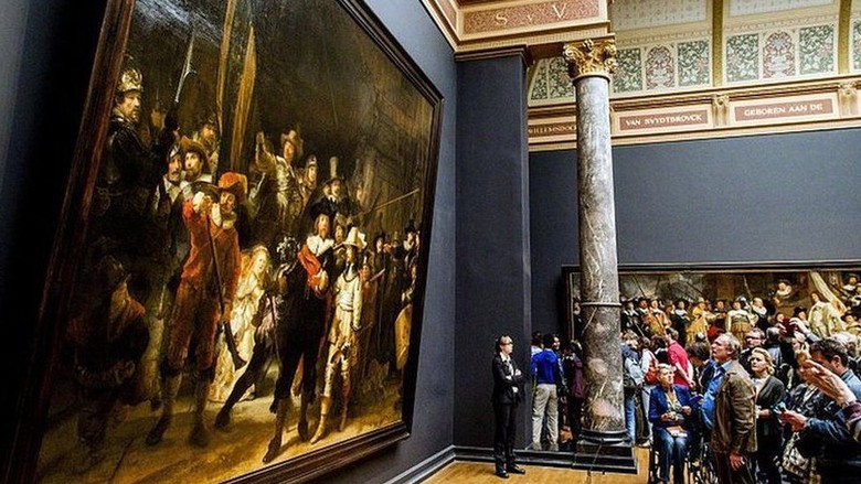 The Night Watch Karya Rembrandt Direstorasi dan Disiarkan Langsung The Night Watch Karya Rembrandt Direstorasi dan Disiarkan Langsung