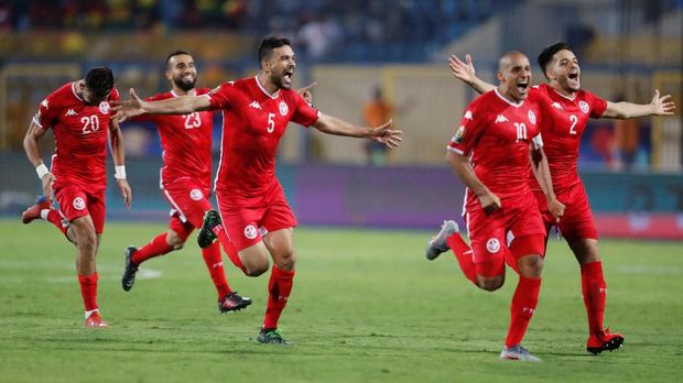 Tunisia lolos ke semifinal Piala Afrika 2019. (