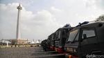Mengintip Persiapan Panggung HUT Bhayangkara di Monas