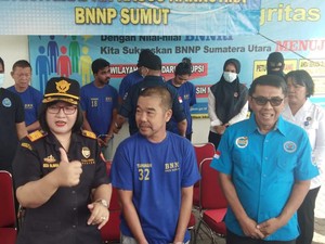 BNN-Bea Cukai Sumut Gagalkan Penyelundupan 6 Kg Sabu dari Malaysia