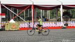 Mengintip Persiapan Panggung HUT Bhayangkara di Monas