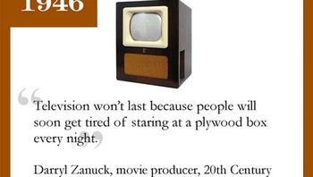 Televisi: Televisi tidak akan panjang umurnya karena orang segera akan lelah melihat kayu setiap malam. Foto: infographicity