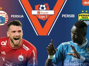 Susunan Pemain Persija Vs Persib