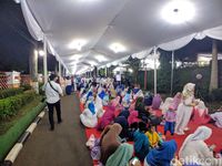 Suasana tahilan di kediaman SBY di Cikeas Foto: Jefrie Nandy Satria/detikcom
