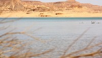 Keajaiban lain Shali Siwa terletak juga dari danau garamnya. Danau ini berada di tengah gurun tapi asin. (iStock)