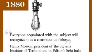 Lampu Bohlam: Setiap orang yang mengetahu benda ini akan menganggapnya sebagai kegagalan yang mencolok. Foto: infographicity