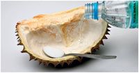 Apa Benar Minum Air Garam dari Cangkang Durian Hilangkan Rasa Panas Usai Makan Durian?