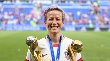 9. Megan Rapinoe adalah pemain sepakbola AS yang mencuri perhatian saat Piala Dunia Wanita FIFA. Ini berarti banyak sekali foto yang diambil oleh fotografer olahraga profesional dan penggemar. Ini menambah 3.681 hasil Getty pada tahun lalu. Foto: Instagram @mrapinoe