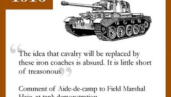 Tank: Ide bahwa kavaleri akan digantikan oleh besi itu adalah hal yang absurd. Foto: infographicity