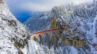 Di posisi ke-11 ini adalah Negara Swiss dengan skor 1.383. Marco Bottigelli/Getty Images.