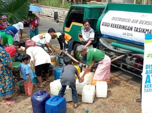 Bantu Kekeringan di Tasikmalaya, ACT Distribusikan 25.000 Liter Air