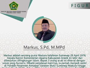 Bukan Pendeta, Ini Sosok Markus Kepala Kemenag Gresik yang Viral