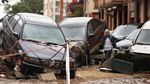 Duh, Deretan Mobil Ini Jadi Korban Banjir di Spanyol