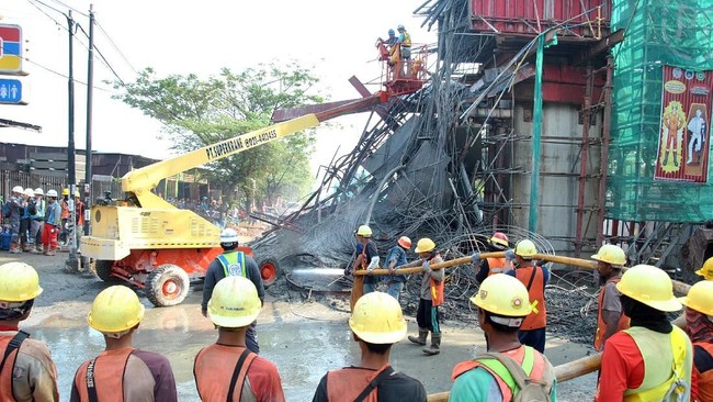 Cor Tol BORR Ambruk, Proyek Disetop Sementara
