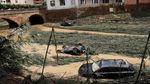 Duh, Deretan Mobil Ini Jadi Korban Banjir di Spanyol