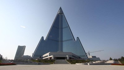Foto: Hotel di Korea Utara yang Tak Pernah Selesai