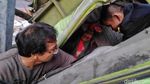 Kecelakaan Truk di Kemayoran, Sopir Terjepit