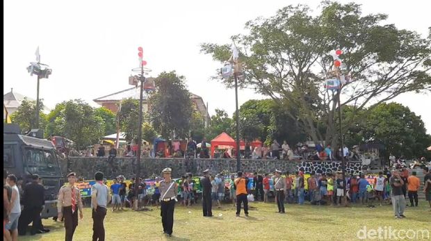 Kemeriahan Pesta Rakyat di HUT ke-73 Bhayangkara di Tasikmalaya