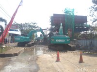Cor Tol BORR Ambruk, Proyek Disetop Sementara