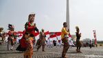 Ragam Atraksi Menarik Meriahkan HUT ke-73 Bhayangkara di Monas