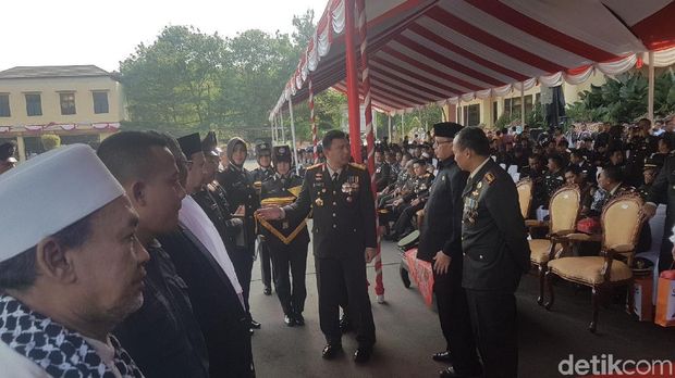 Peringatan HUT Bhayangkara ke-73 di Polda Banten, Rabu (10/7/2019)