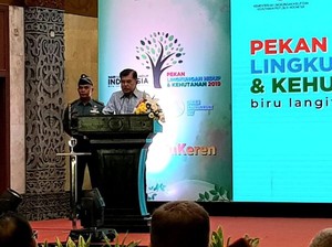 Di Acara Penyerahan Kalpataru, JK Bicara soal Banjir Akibat Hutan Berkurang