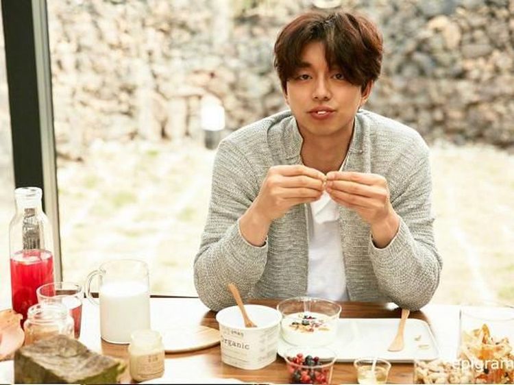 Baru Ulang Tahun ke-40, Ini Manisnya Gong Yoo Kala Makan Es Krim