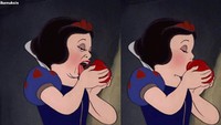 Andhika Muksin, seniman asal Indonesia mencoba untuk mengkreasikan gambar Princess Disney dengan sedikit realita. Dok. Instagram/andhikamuksin