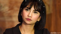 Vanessa Angel saat ditemui di sebuah acara di kawasan Kemang, Jakarta Selatan pada Kamis (11/7). Pool/Noel/detikFoto.