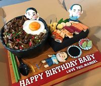 Unik Kue Ulang Tahun Ini Berbentuk Laksa Yang Gurih