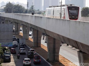 LRT Jakarta Diteruskan ke Stadion Baru Persija, Ditarget Kelar 2022
