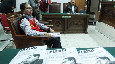 Joko Driyono Jalani Sidang Pledoi