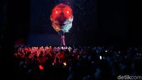 Atraksi pertama yang disaksikan adalah teater Rusia berupa Spectacular Multimedia Show (Melissa Bonauli/detikcom)