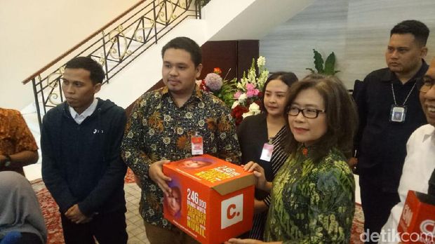 Tim kuasa hukum Baiq Nuril melakukan audiensi di KSP untuk kepentingan amnesti