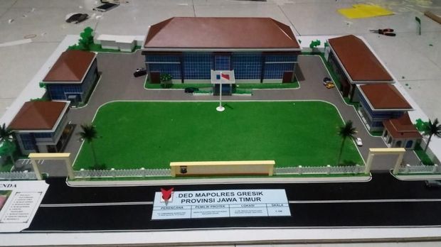 Majet gedung baru Polres Gresik