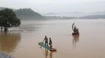 Potret Banjir di China yang Buat 350 Ribu Orang Dievakuasi
