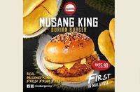 Kamu Mau? Burger Isi Durian Musang King Creamy Plus Mozzarella Mulur