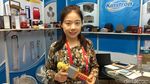 Penampakan SPG Cantik Asal China di Pameran Teknologi JIExpo