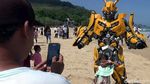 Foto: Ramainya Pantai Pulau Merah Saat Libur Sekolah
