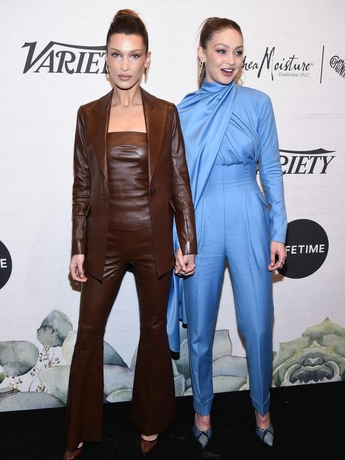 NEW YORK, NEW YORK - APRIL 05:  Bella Hadid and Gigi Hadid attend Varietys Power Of Women: New York at Cipriani Midtown on April 05, 2019 in New York City. (Photo by Theo Wargo/Getty Images)