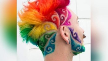 Tak cuma warnanya yang unik, tatanannya pun keren. Foto: via Trend Chaser