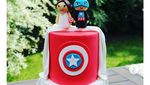 Unik! Inspirasi Kue Pernikahan Bertemal Marvel