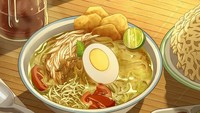 Coba tebak makanan apa yang digambar Alfeus ini? Ya, soto ayam! Foto: Instagram harousel