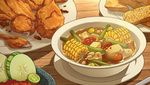 Keren! Ini 8 Ilustrasi Makanan Tradisional Buatan Game Artist Tanah Air