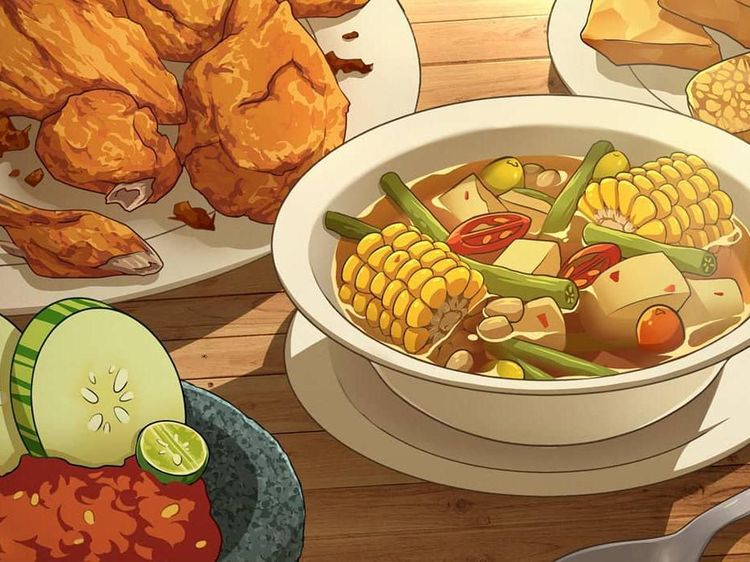 Keren! Ini 8 Ilustrasi Makanan Tradisional Buatan Game Artist Tanah Air