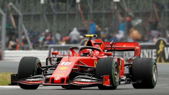 Pebalap Ferrari, Charles Leclerc, menjadi yang tercepat di latihan bebas ketiga GP Inggris. (Foto: John Sibley/Action Images via Reuters) Pebalap Ferrari, Charles Leclerc, menjadi yang tercepat di latihan bebas ketiga GP Inggris. (Foto: John Sibley/Action Images via Reuters)