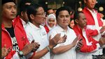 Akrab Banget! Sandiaga-Erick Thohir Pelukan dan Wefie Bareng