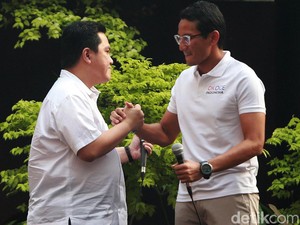 Survei Cawapres PRC: Sandiaga 11,4%, Erick Thohir 6,0%, dan Mahfud 3,6%